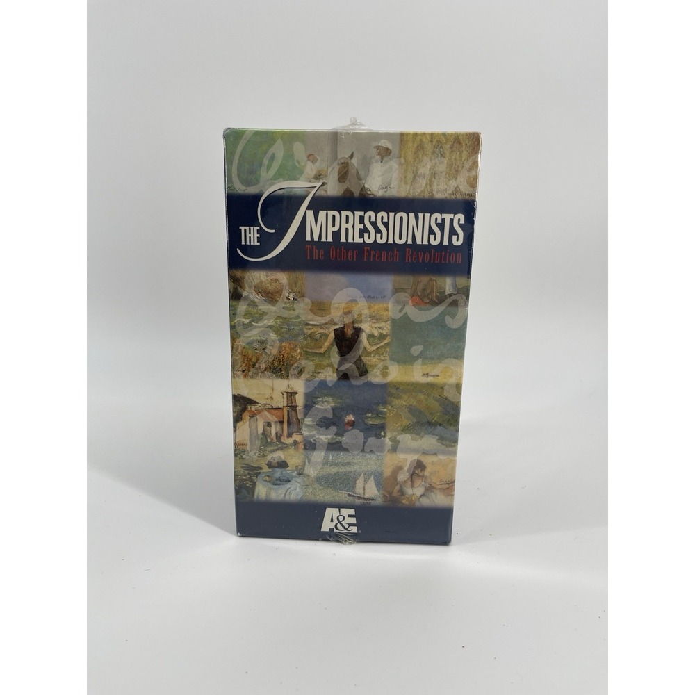 Impressionists VHS Box Set A&E Documentary Art Monet Renoir Degas 4 Tape